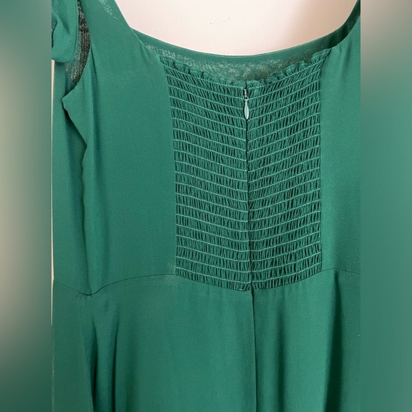 Reformation Twilight Dress in Emerald - Picture 6 of 7